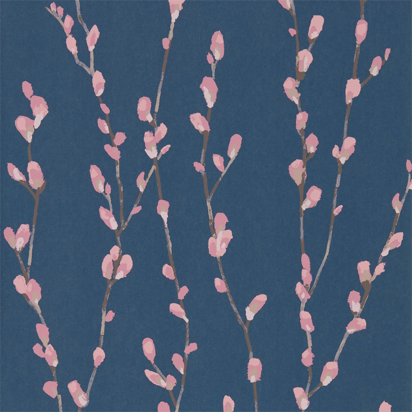 Обои Harlequin Standing Ovation Salice Rose/Navy 111471